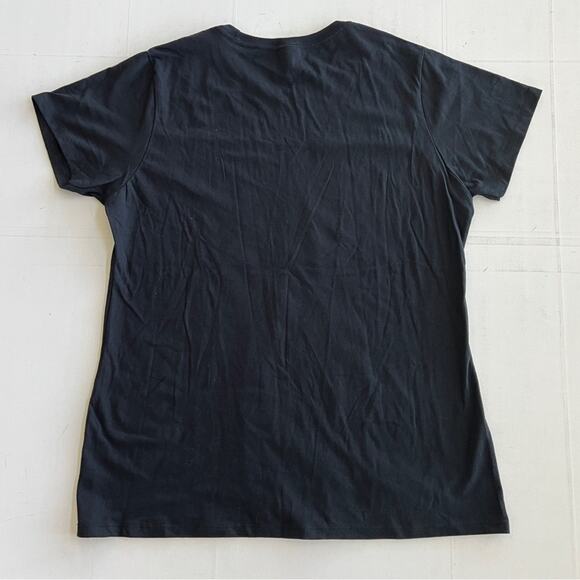 New PORT & COMPANY Tetris Level Up Graphic Tee T-Shirt Women’s SIZE L Black - Picture 4 of 10